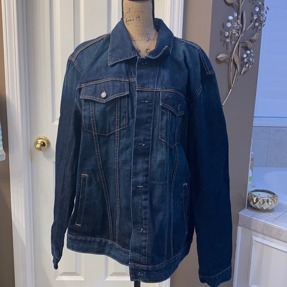 GAP Jackets & Coats Mens Jean Jacket Gap Xxl Wore One Time Like New